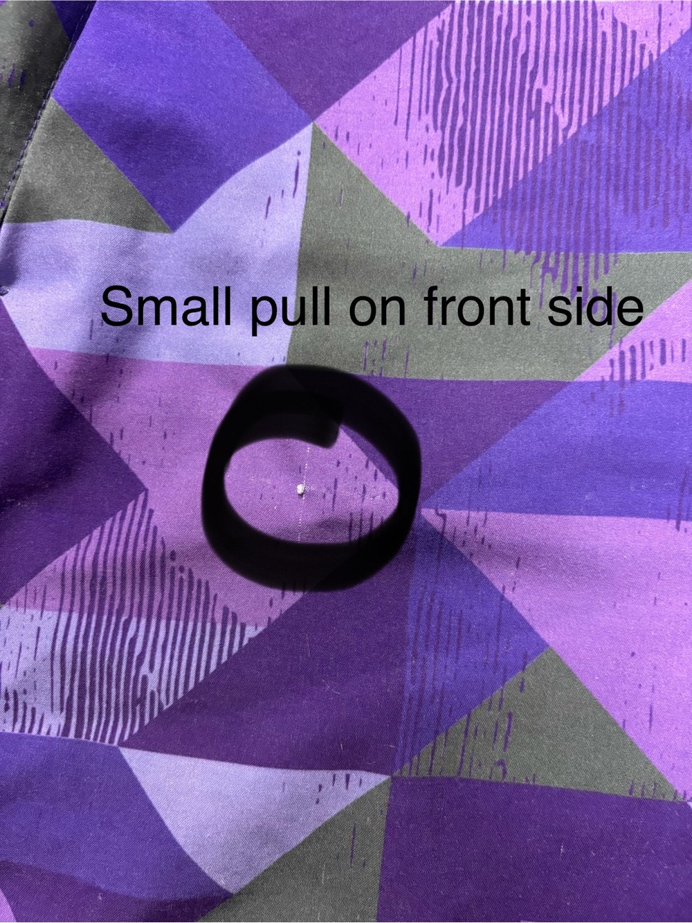 Sharpen The Axe Misfit Athletics Men's M Shorts - Purple Geometric "Shard" Print - Picture 7 of 8